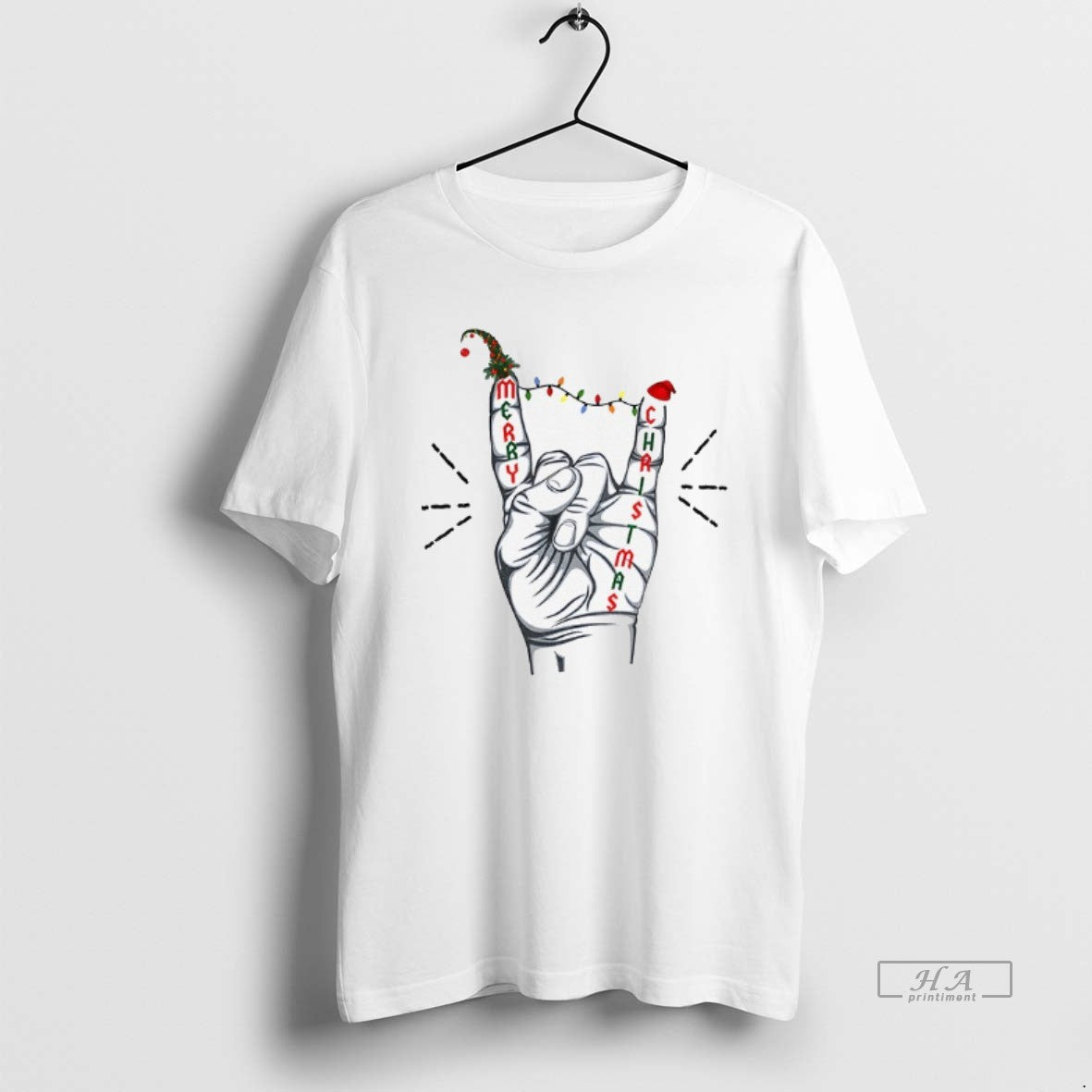 Official Heavy Metal Rock Horns Christmas T-Shirts, Hoodie, Sweatshirt | AU18TeeNovaLab.com