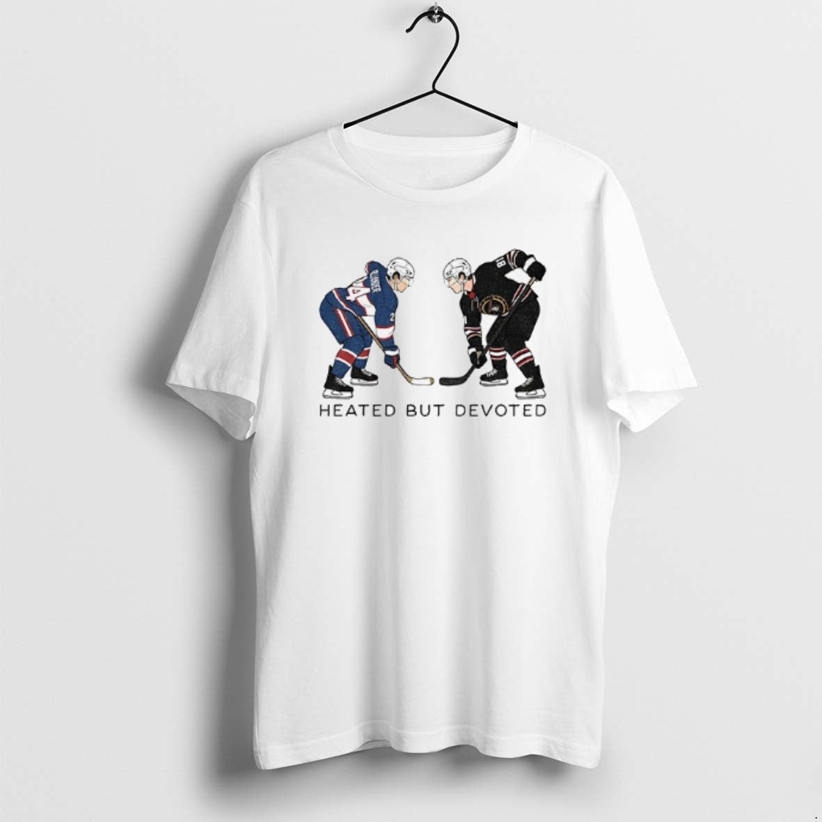 Official Hollanov Ilya Rozanov Vs Shane Hollander Hockey Heated But Devoted T-Shirts, Hoodie, Sweatshirt | AU18TeeNovaLab.com