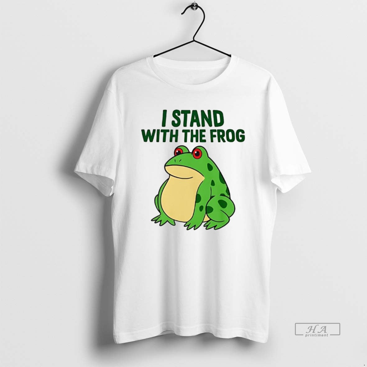 Official I Stand With The Frog Green