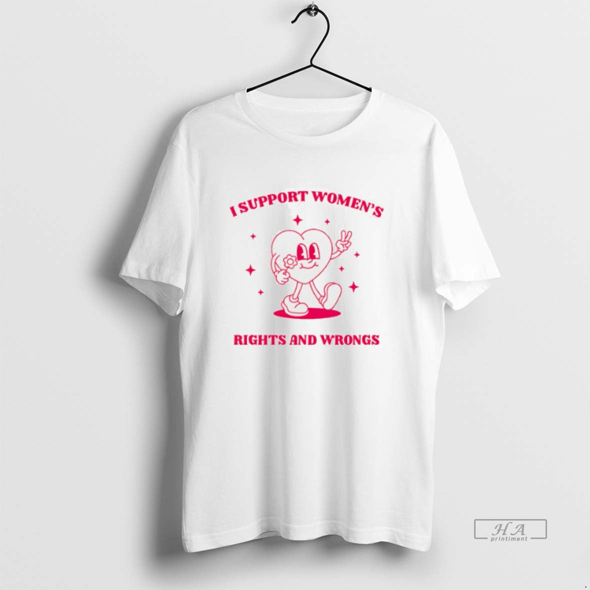 Official I Support Womens Rights And Wrongs Heart T-Shirts, Hoodie, Sweatshirt | AU18TeeNovaLab.com
