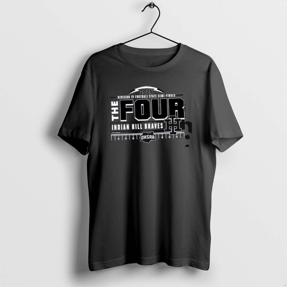 Indian Hill Braves The Four 2025 Division 4 Football State Semifinals Classictshirt T