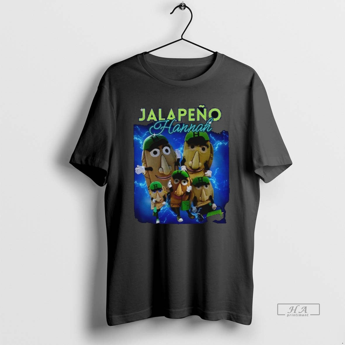 Official Jalapeno Hannah Meme Lightning Graphic T-Shirts, Hoodie, Sweatshirt | AU18TeeNovaLab.com