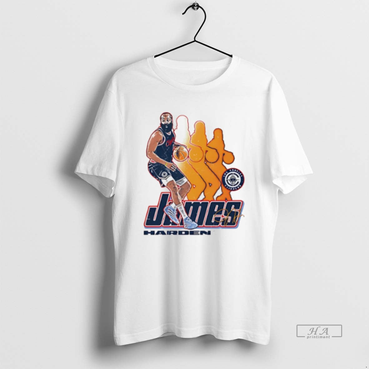 Official James Harden Los Angeles Clippers Signature Retro