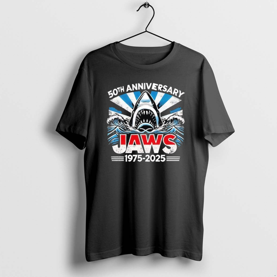 Official Jaws 50th Anniversary 1975 2025 T-Shirts, Hoodie, Sweatshirt | AU18TeeNovaLab.com