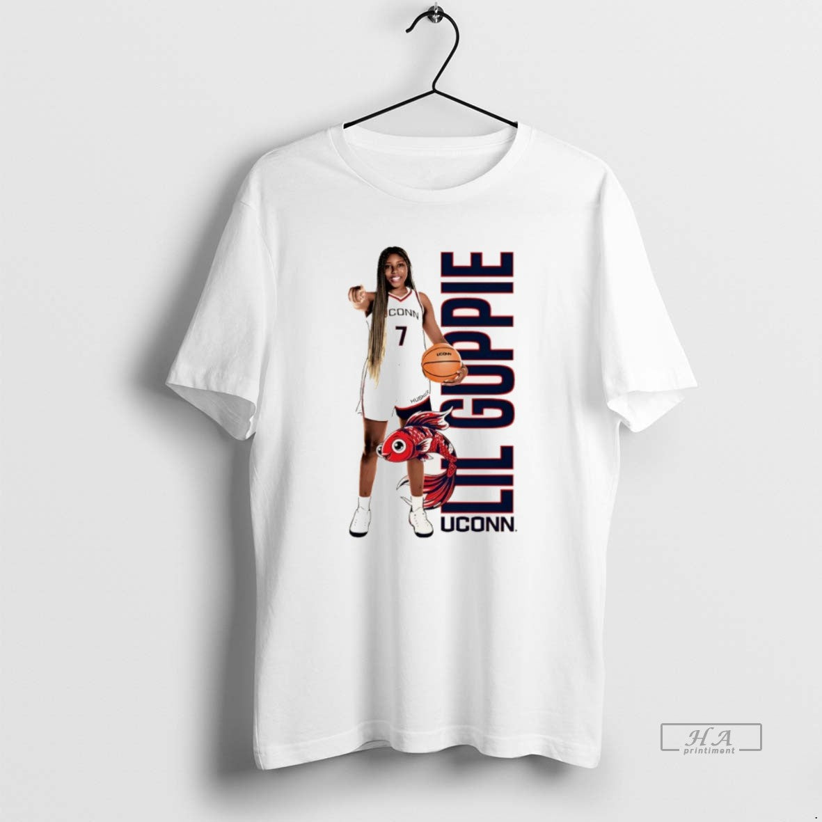 Official Kelis Fisher Uconn Huskies Lil Guppie Christmas T-Shirts, Hoodie, Sweatshirt | AU18TeeNovaLab.com