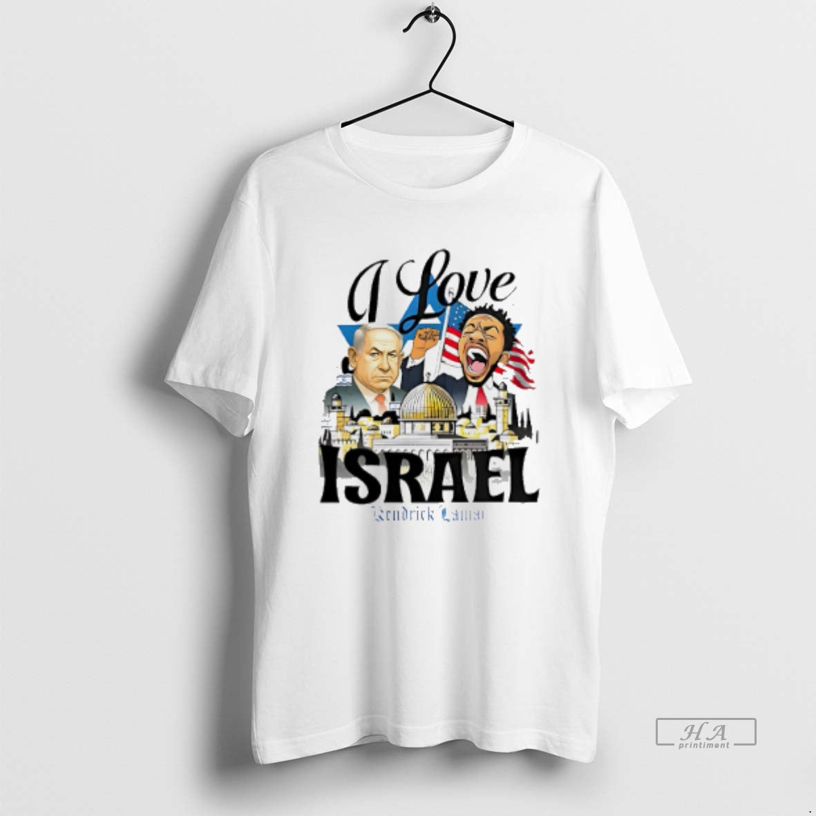 Official Kendrick Lamar I Love Israel T-Shirts, Hoodie, Sweatshirt | AU18TeeNovaLab.com
