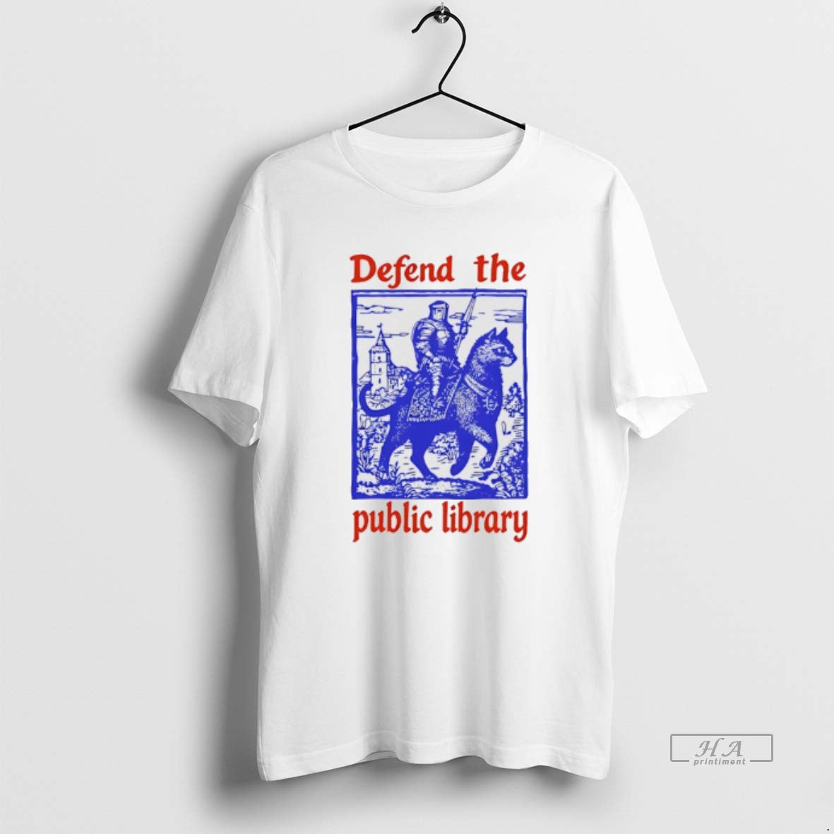 Official Knight Cat Defend The Public Library T-Shirts, Hoodie, Sweatshirt | AU18TeeNovaLab.com