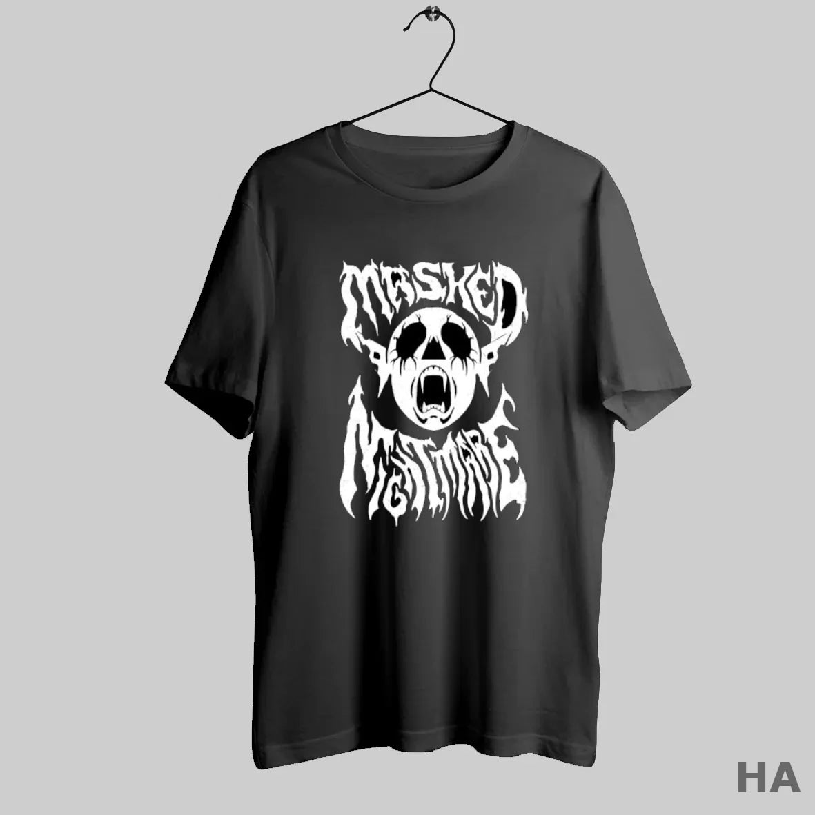 Official Masked Nightmare Skull Hardcore Punk Metal Band Logo