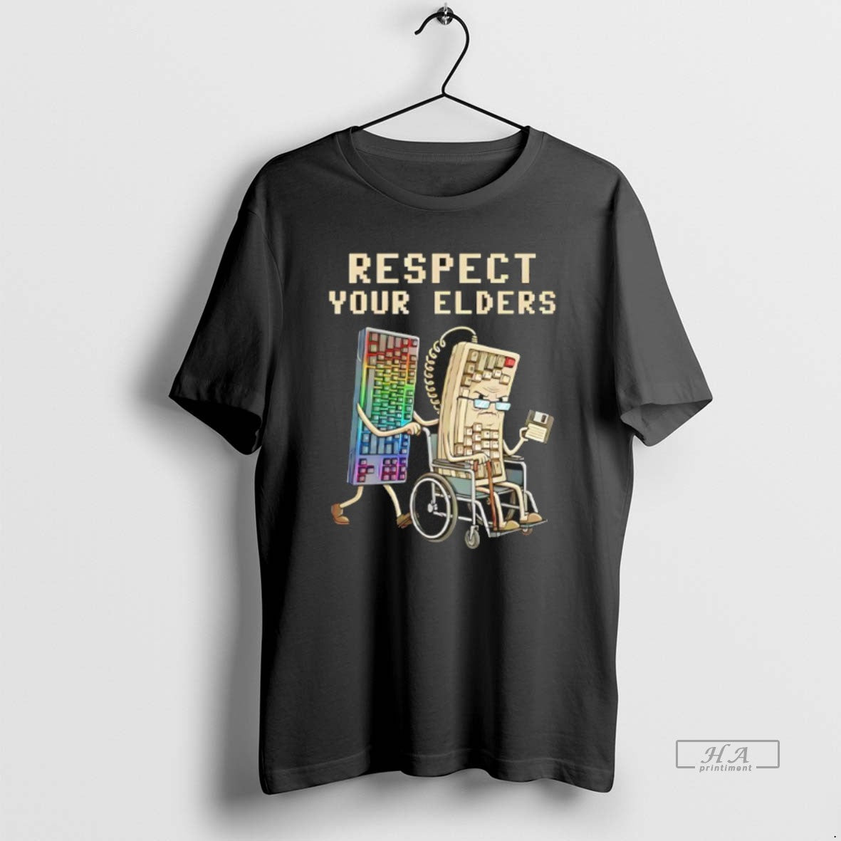 Official Mechanical Keyboard Respect Your Elders T-Shirts, Hoodie, Sweatshirt | AU18TeeNovaLab.com