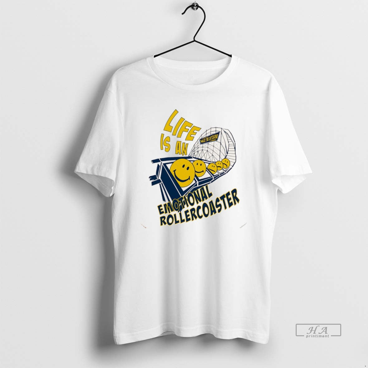 Official Michigan Wolverines Sack The Stigma Emotional Rollercoaster Life Is An Christmas T-Shirts, Hoodie, Sweatshirt