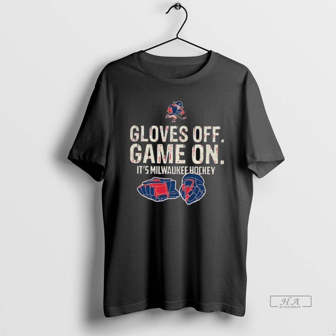 Official Milwaukee Admirals Hockey Gloves Off Game On Its Milwaukee Hockey T-Shirts, Hoodie, Sweatshirt | AU18TeeNovaLab.com