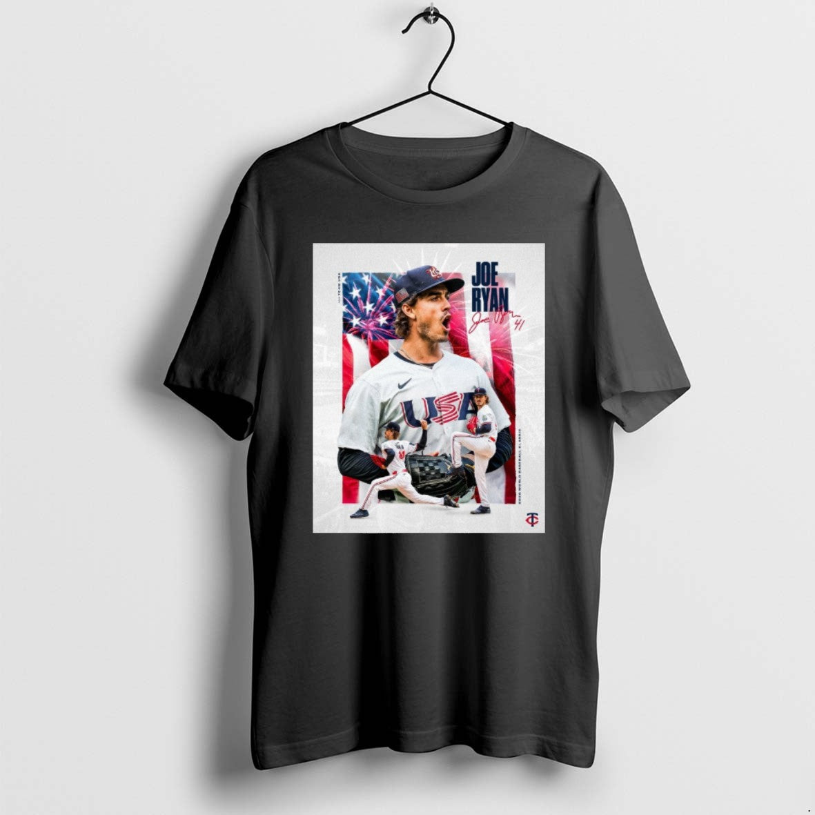 Official Minnesota Twins Joe Ryan 2026 World Baseball Classic Signature T-Shirts, Hoodie, Sweatshirt | AU18TeeNovaLab.com
