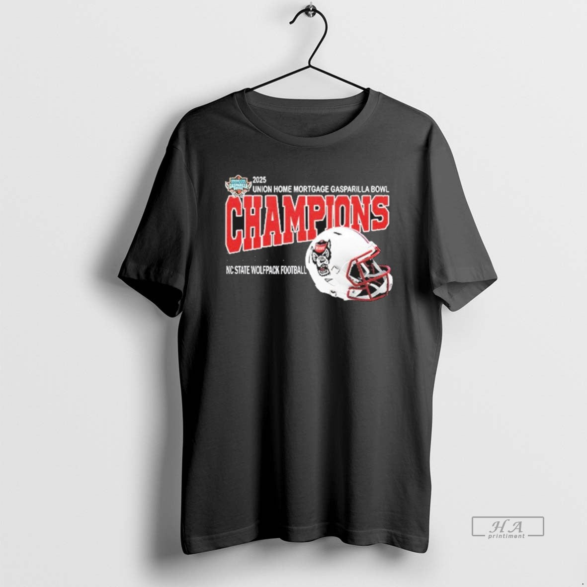 Official Nc State Wolfpack 2025 Gasparilla Bowl Champions Helmet T-Shirts, Hoodie, Sweatshirt | AU18TeeNovaLab.com
