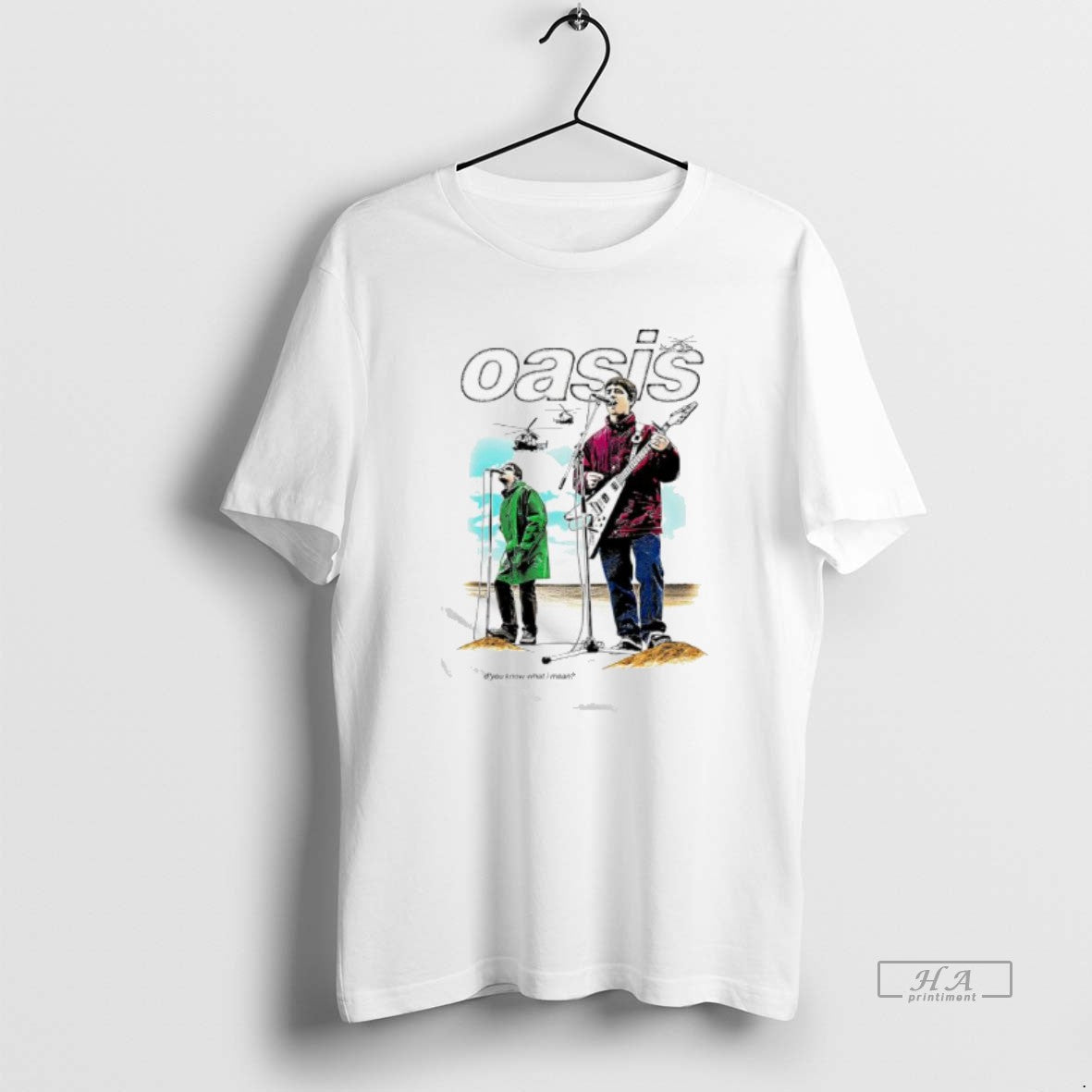 Official Oasis Dyou Know What I Mean Graphic T-Shirts, Hoodie, Sweatshirt | AU18TeeNovaLab.com