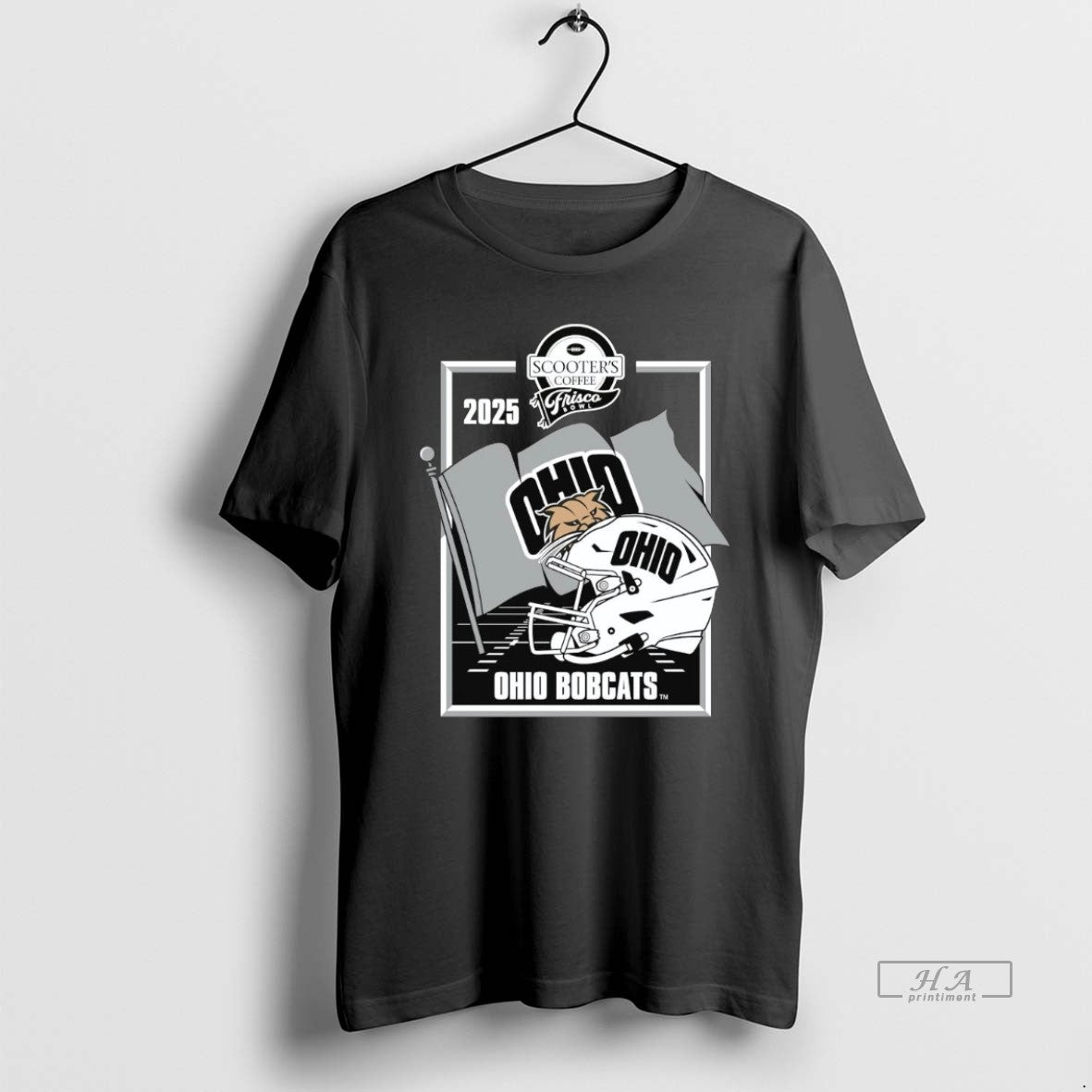 Official Ohio Bobcats 2025 Frisco Bowl Helmet T-Shirts, Hoodie, Sweatshirt | AU18TeeNovaLab.com