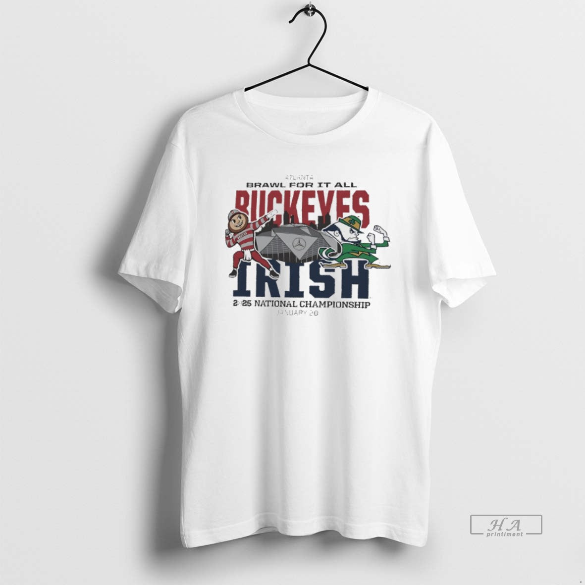 Official Ohio State Vs Notre Dame Dueling Mascot 2025 National Championship T-Shirts, Hoodie, Sweatshirt | AU18TeeNovaLab.com