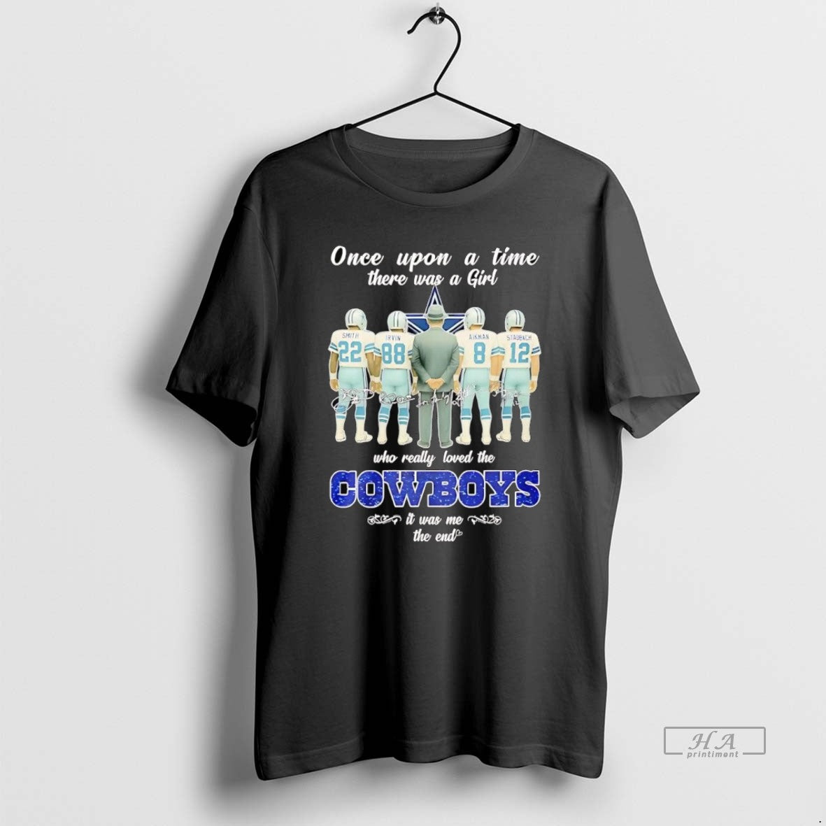 Official Once Upon A Time There Was A Girl Really Loved Dallas Cowboys T-Shirts, Hoodie, Sweatshirt | AU18TeeNovaLab.com