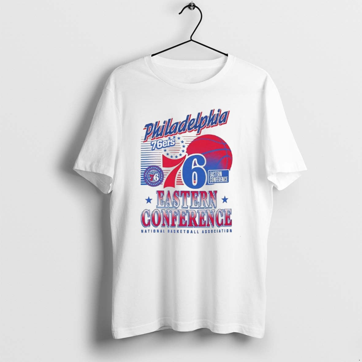 Official Philadelphia 76ers Nba Eastern Conference Logo And Ball T-Shirts, Hoodie, Sweatshirt | AU18TeeNovaLab.com