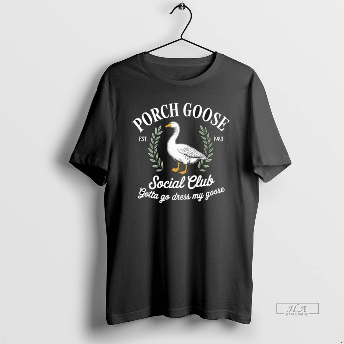 Official Porch Goose Ssocial Club Gotta Go Dress My Goose Est 1983 Vintage T-Shirts, Hoodie, Sweatshirt | AU18TeeNovaLab.com