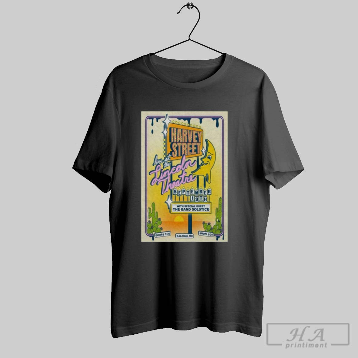 Official Poster Harvey Street September 19 2025 Lincoln Theatre The Band Solstice Raleigh Nc