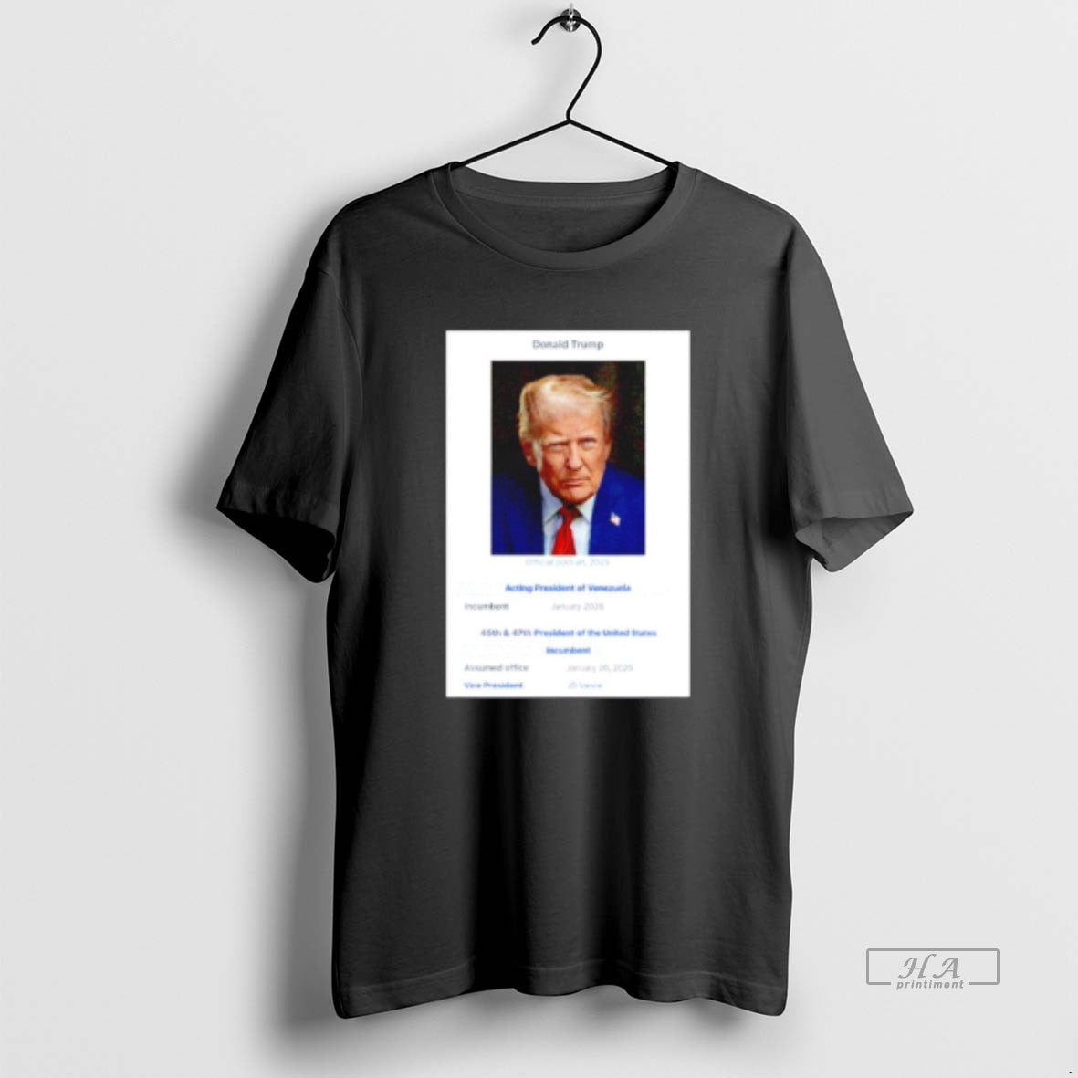 Official Rare Donald Trump Acting President Of Venezuela T-Shirts, Hoodie, Sweatshirt | AU18TeeNovaLab.com