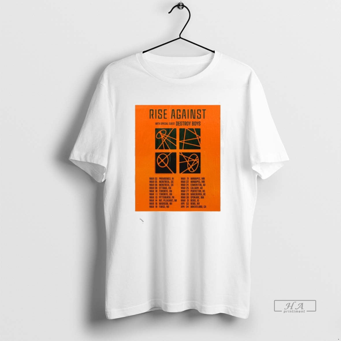 Official Rise Against 2026 Spring Concert Tour T-Shirts, Hoodie, Sweatshirt | AU18TeeNovaLab.com