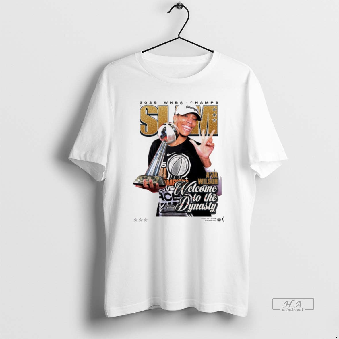Official Slam Cover Aja Wilson Las Vegas Aces 2025 Wnba Champs Welcome To The Dynasty T-Shirts, Hoodie, Sweatshirt