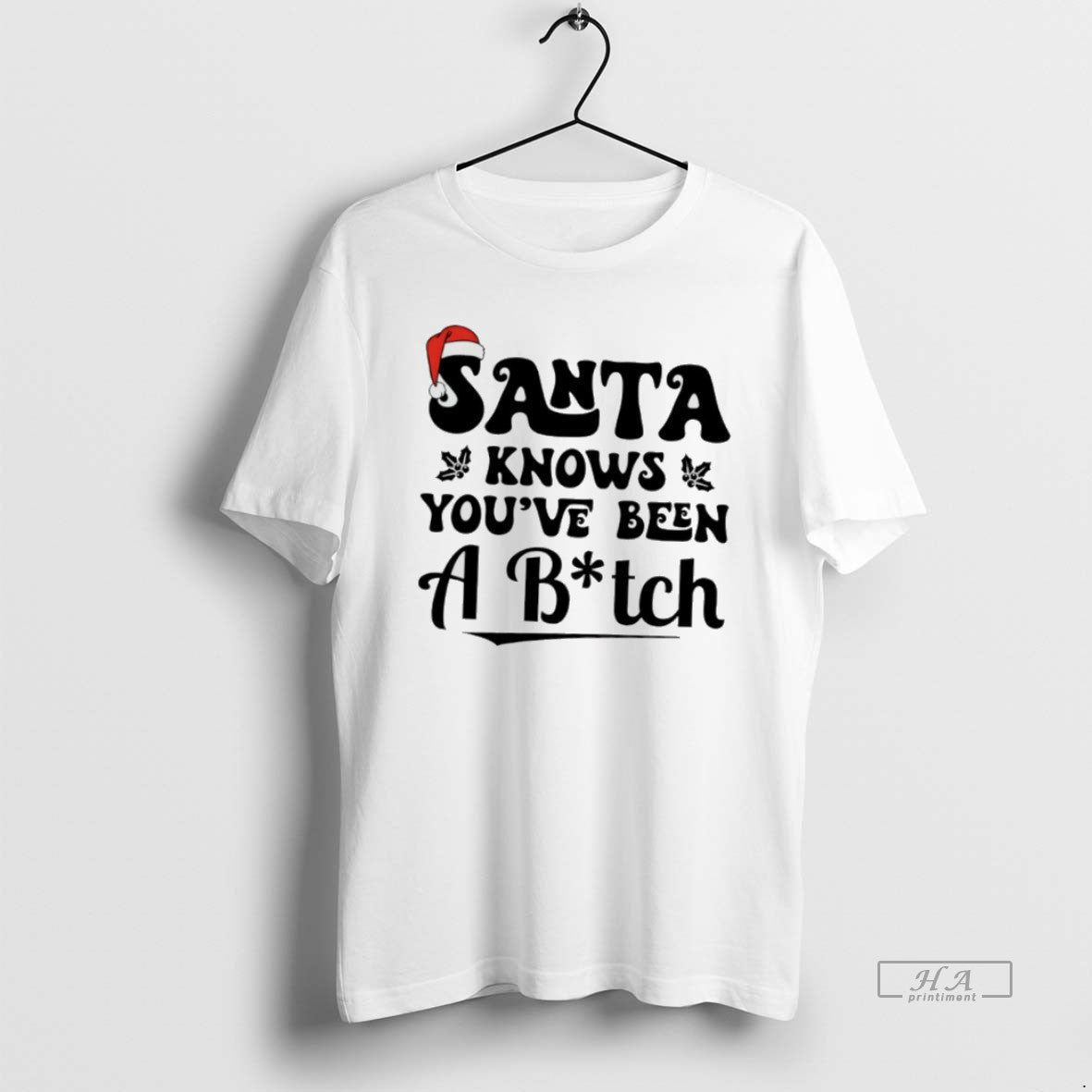 Official Santa Knows Youve Been A Bitch T-Shirts, Hoodie, Sweatshirt | AU18TeeNovaLab.com