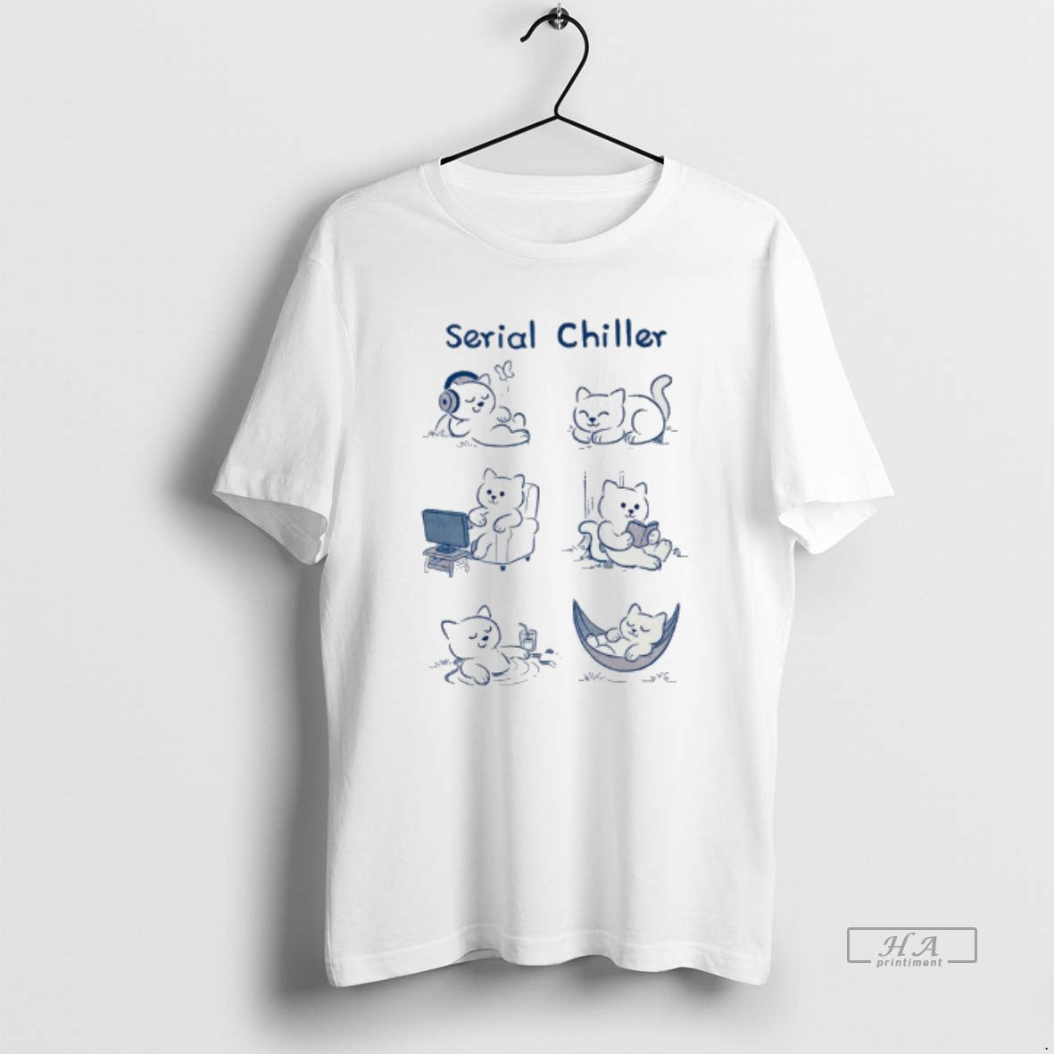Official Serial Chiller Cats Meme T-Shirts, Hoodie, Sweatshirt | AU18TeeNovaLab.com