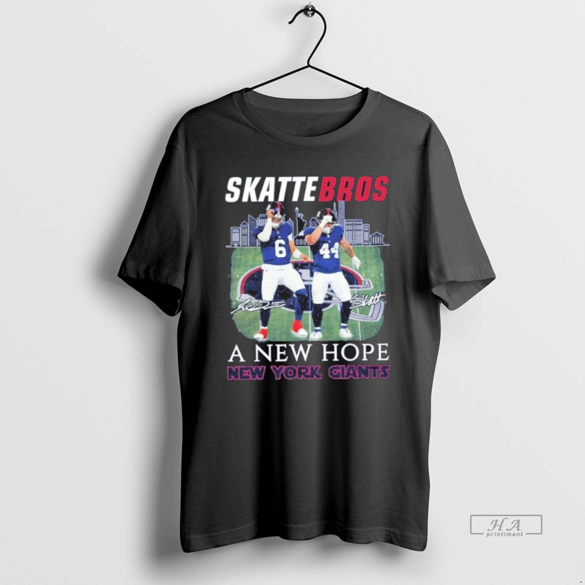 Official Skatt Bros A New Hope New York Giants Player Signature