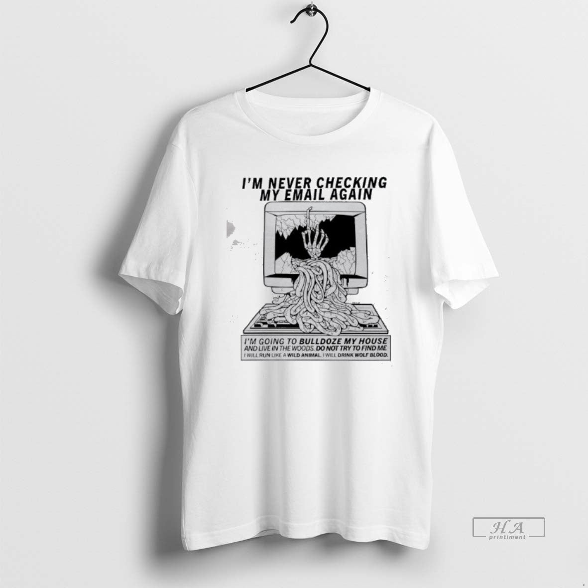 Official Tv Im Never Checking My Email Again T-Shirts, Hoodie, Sweatshirt | AU18TeeNovaLab.com