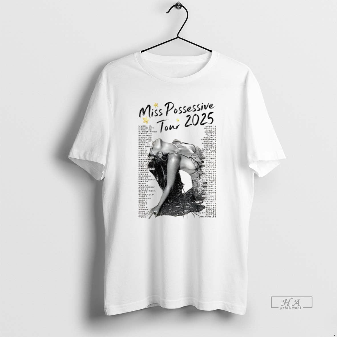 Official Tate Mcrae Singer Posing Miss Possessive Tour 2025 Vintage