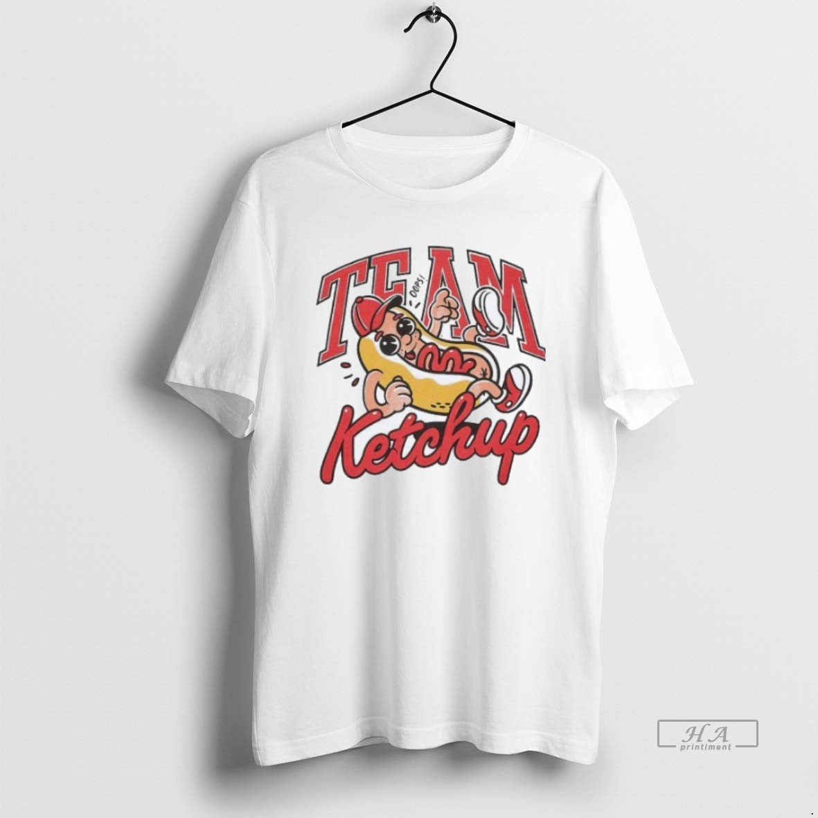 Official Team Ketchup Hot Dog