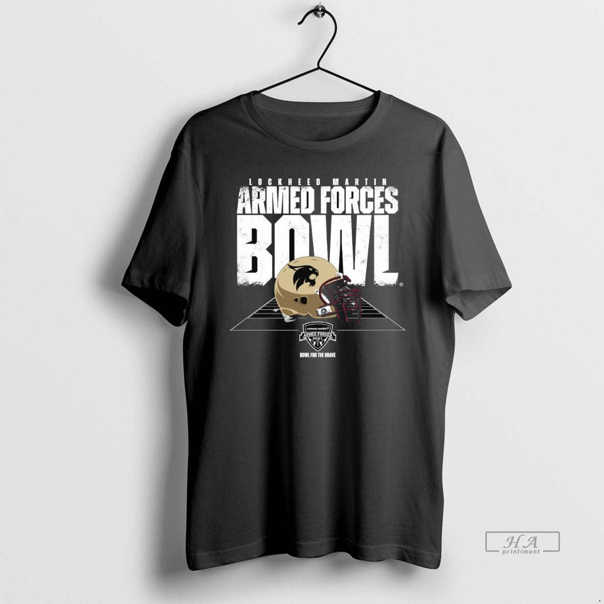 Official Texas State Bobcats 2026 Armed Forces Bowl Helmet T-Shirts, Hoodie, Sweatshirt | AU18TeeNovaLab.com