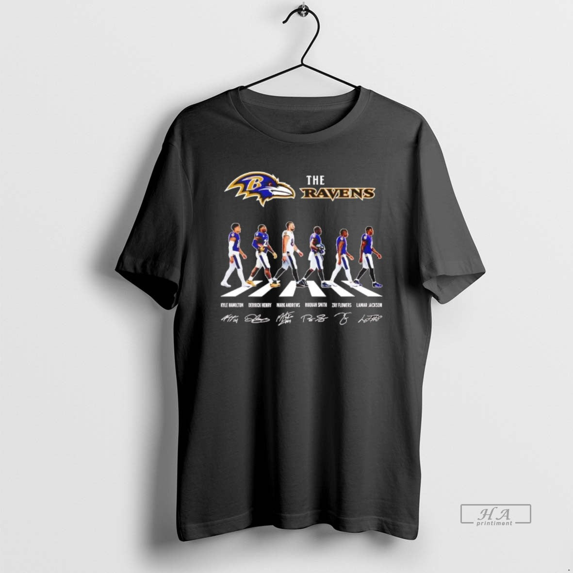 Official The Baltimore Ravens Team Players Abbey Road Signatures T-Shirts, Hoodie, Sweatshirt | AU18TeeNovaLab.com