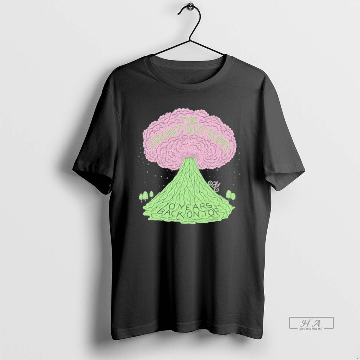 Official The Front Bottoms 10 Years Back On Top Volcano T-Shirts, Hoodie, Sweatshirt | AU18TeeNovaLab.com
