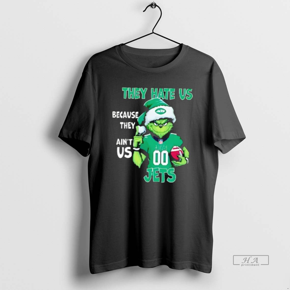 Official They Hate Us Because They Aint Us New York Jets Grinch Santa T-Shirts, Hoodie, Sweatshirt | AU18TeeNovaLab.com