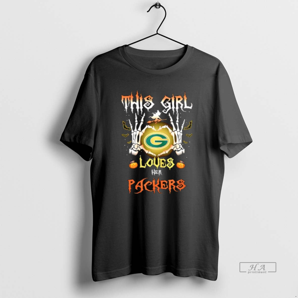 Official This Girl Loves Her Green Bay Packer Halloween