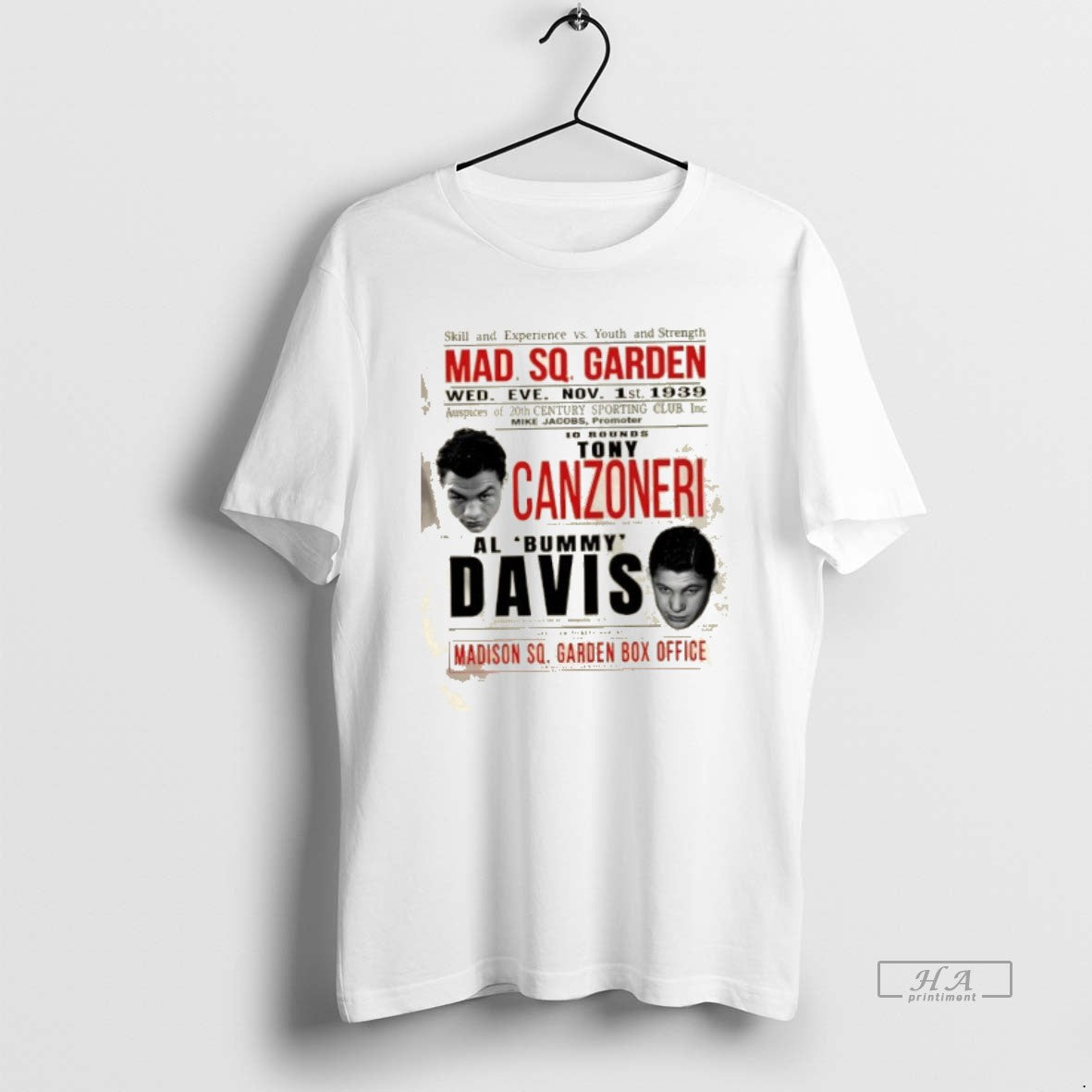 Official Tony Canzoneri Vs Bummy Davis Madison Sq Garden Box Office T-Shirts, Hoodie, Sweatshirt | AU18TeeNovaLab.com