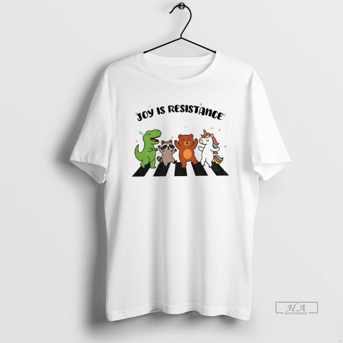 Official Trendy Joy Is Resistance Animal Dancing Portland Frog Abolish Ice