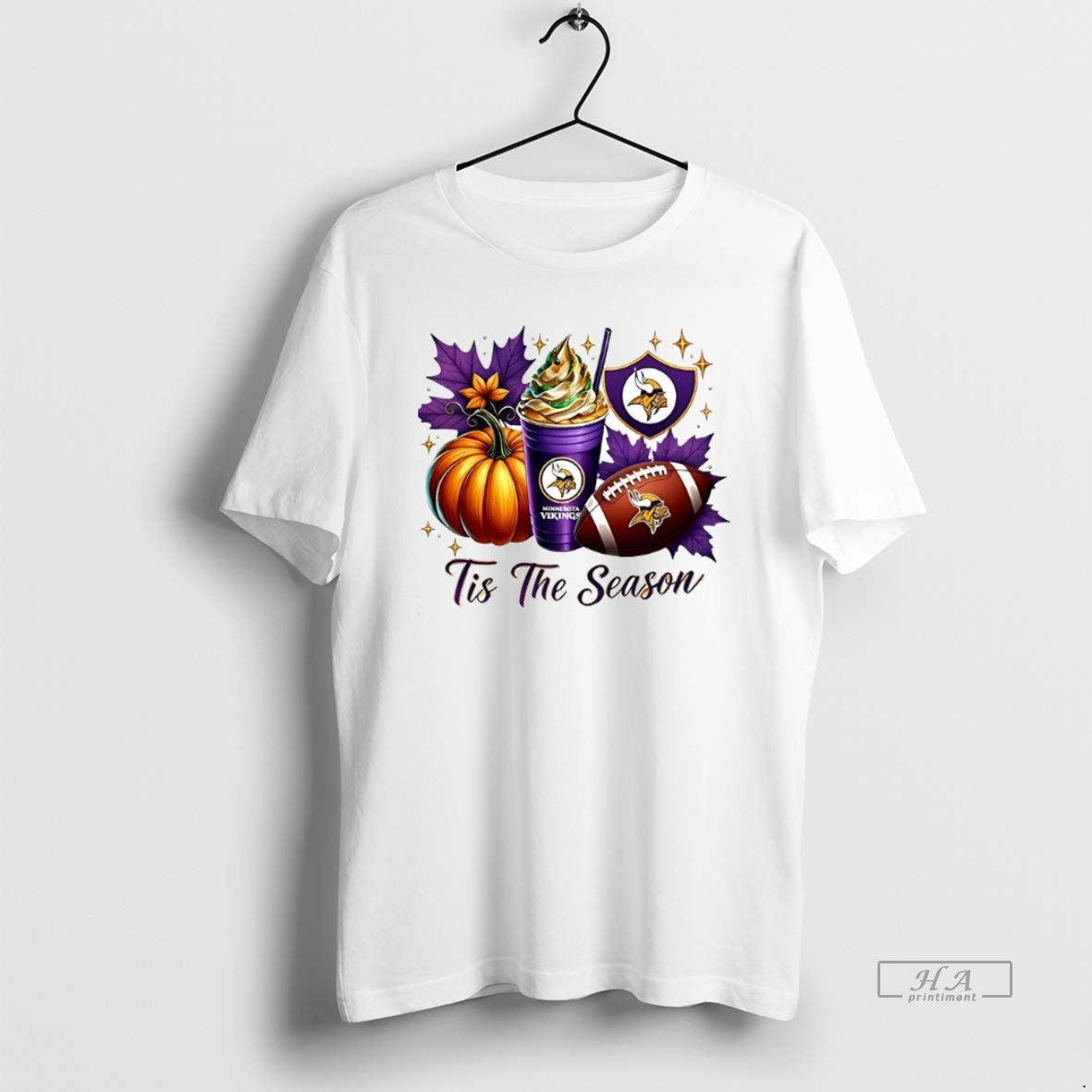 Official Trendy Minnesota Vikings Tis The Season Halloween