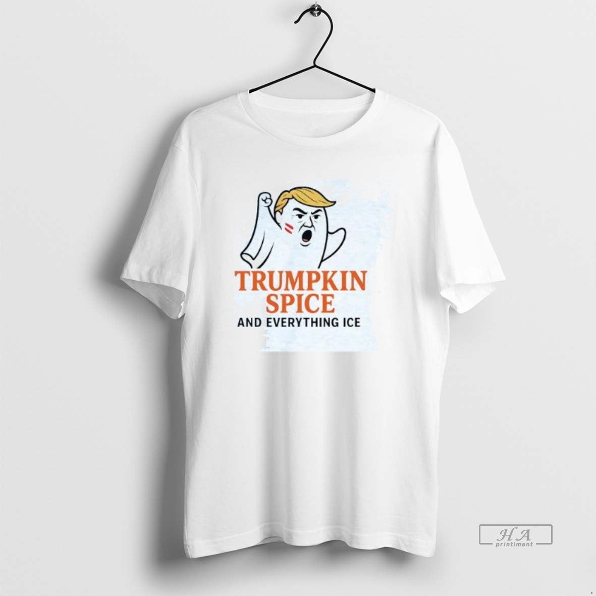 Official Trendy Trumpkin Spice And Everything Ice Halloween T-Shirts, Hoodie, Sweatshirt | AU18TeeNovaLab.com