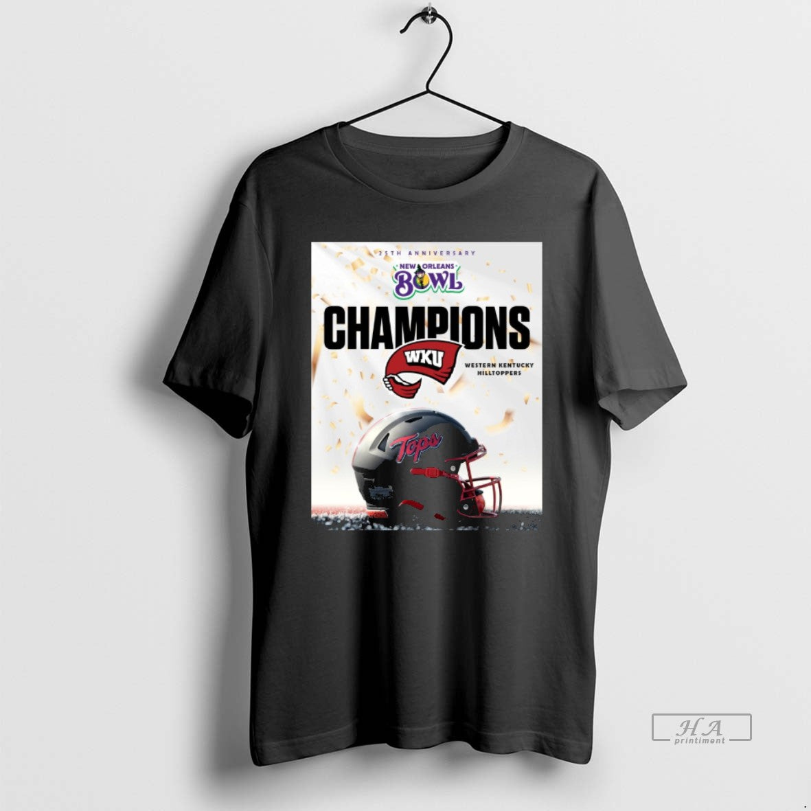Official Wku Western Kentucky Hilltoppers 25th Anniversary New Orleans Bowl Champions T-Shirts, Hoodie, Sweatshirt