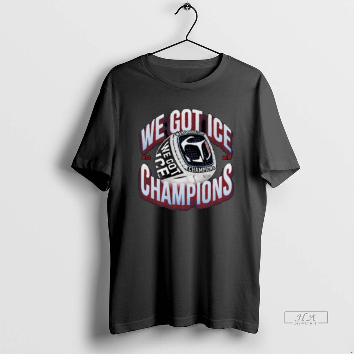 Official We Got Ice Champions Rings Circle Black T-Shirts, Hoodie, Sweatshirt | AU18TeeNovaLab.com