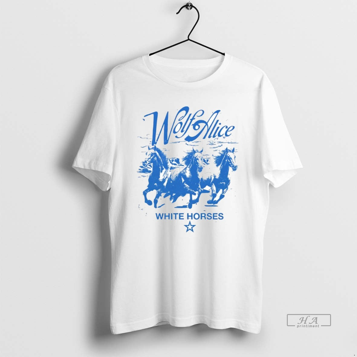 Official Wolf Alice White Horses Circle T-Shirts, Hoodie, Sweatshirt | AU18TeeNovaLab.com