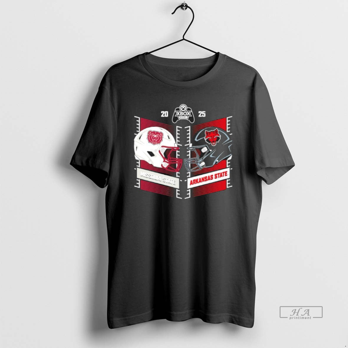 Official Xbox Bowl 2025 Missouri State Vs Arkansas State Head To Head T-Shirts, Hoodie, Sweatshirt | AU18TeeNovaLab.com