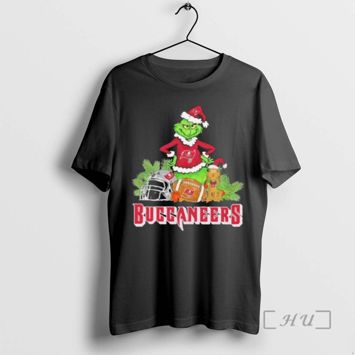 Officials 2025 Santa Grinch X Dog Ball Merry Christmas Buccaneers Logo Premium T Shirts Sweater