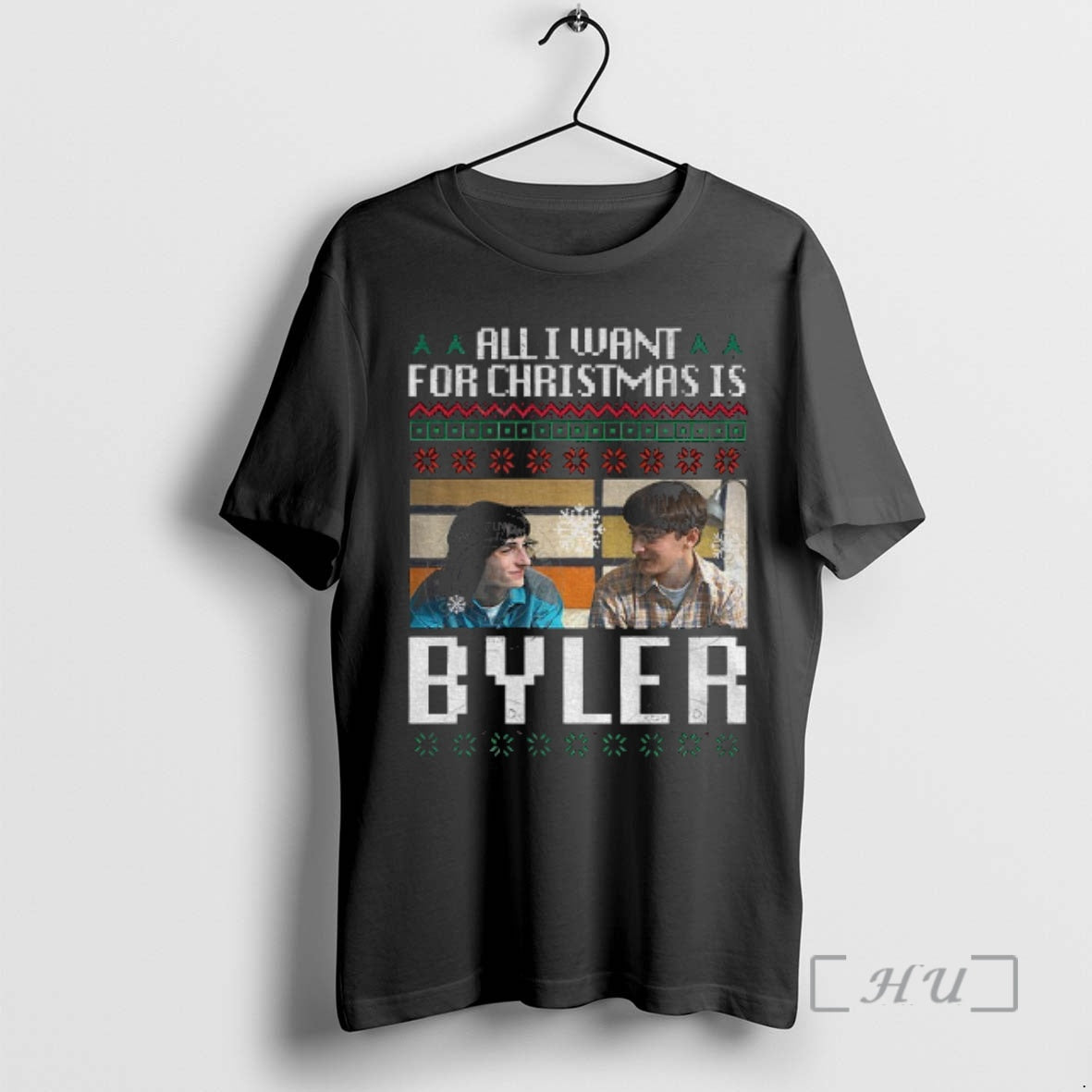 Officials All I Want For Christmas Is Byler Merry Christmas T-Shirts, Hoodie, Sweatshirt | AU18TeeNovaLab.com