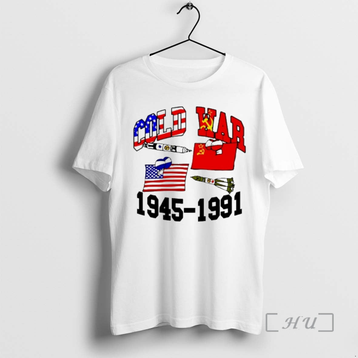 American Vs China Flag Cold War 1945 1991