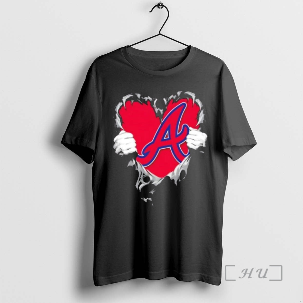 Officials Atlanta Braves Rip The Chest Forever In My Heart T-Shirts, Hoodie, Sweatshirt | AU18TeeNovaLab.com